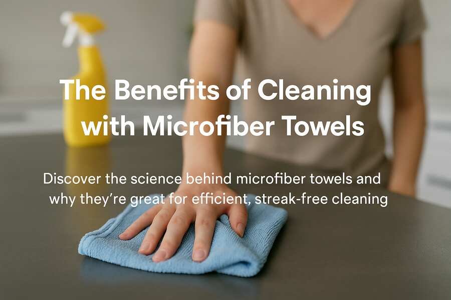 The Benefits of Cleaning with Microfiber Towels